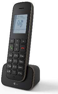 Deutsche Telekom Telekom Sinus 207 Pack - DECT-Telefon - Kabelloses Mobilteil - 150 Eintragungen - Anrufer-Identifikation - Schwarz
